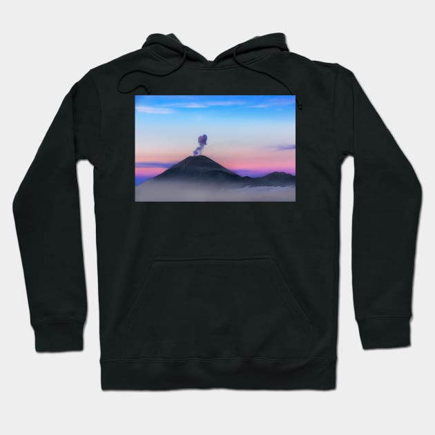 Sunrise over Bromo. Hoodie by bulljup